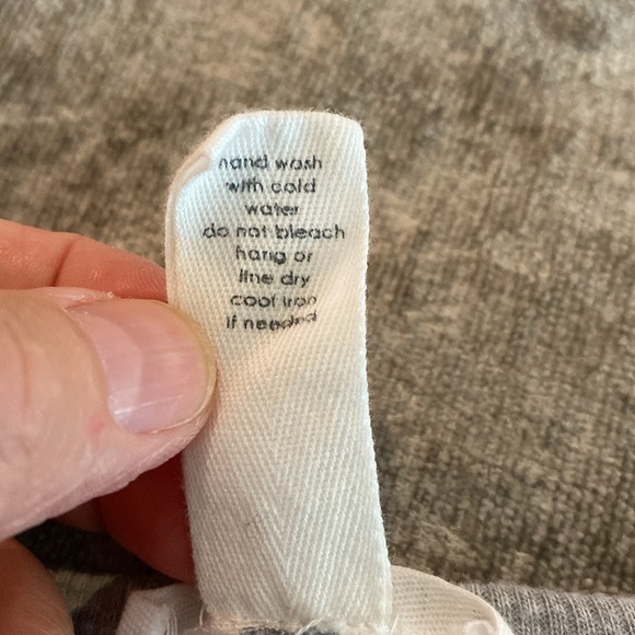 Full Tilt/Pac Sun size XL ribbed cropped button up gray top. {230} - Picture 4 of 8